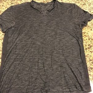 John Varvatos Notch Henley T Shirt